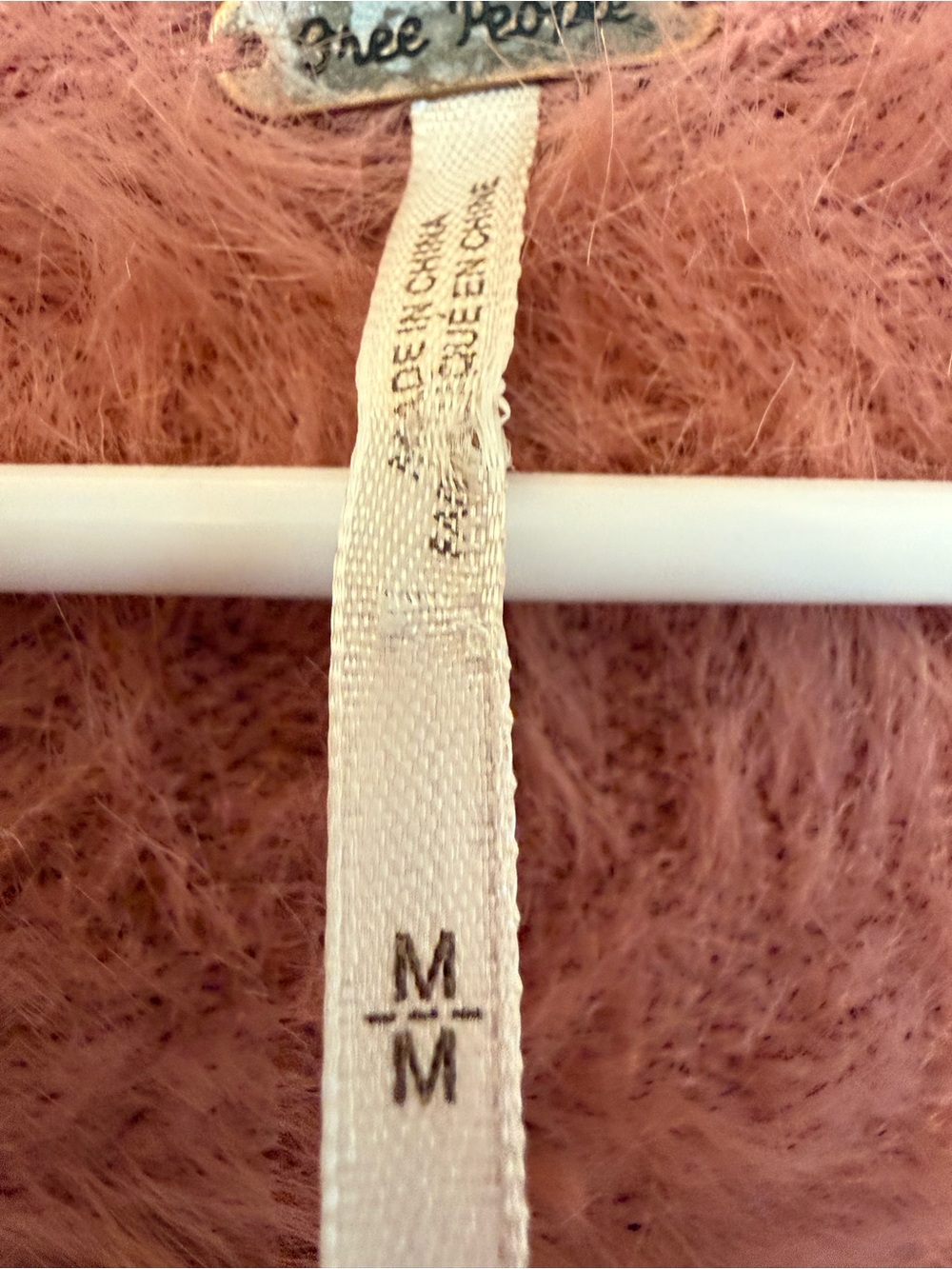 aerie Plush Open-Front Cardigan Sweater in Dusty Rose medium free people - Picture 6 of 13